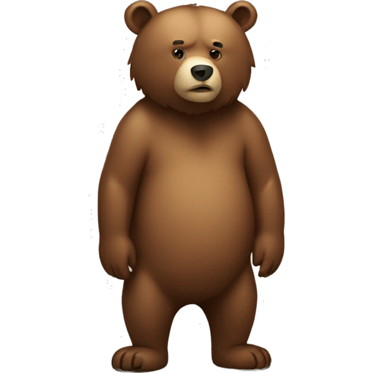 Bear standing emoji