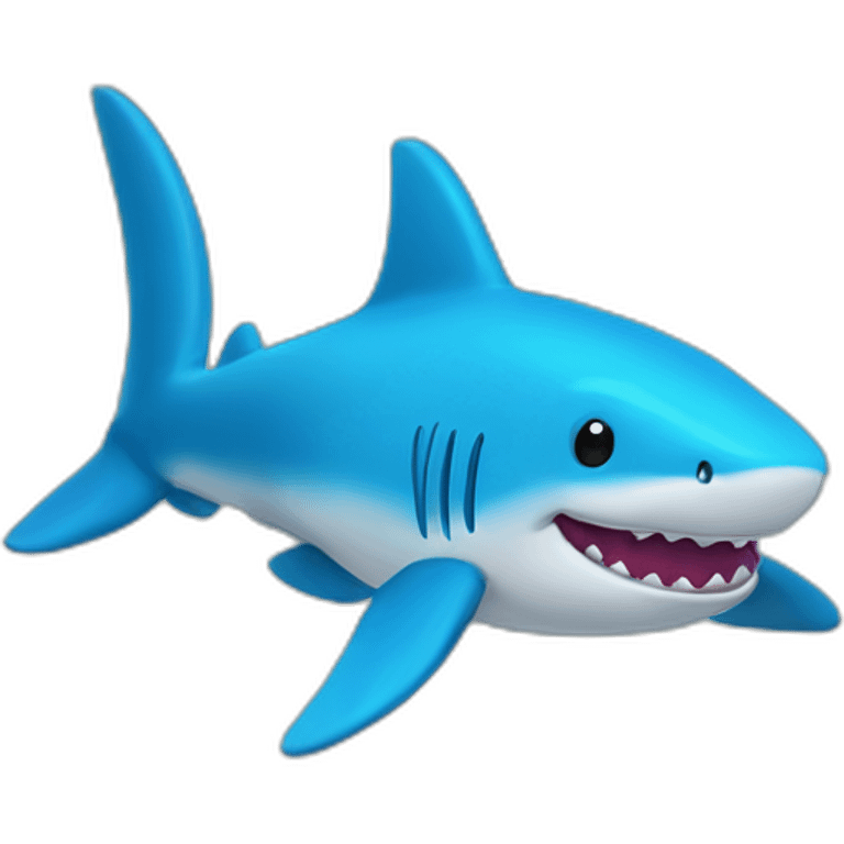 BLÅHAJ fluffy plushy toy shark emoji