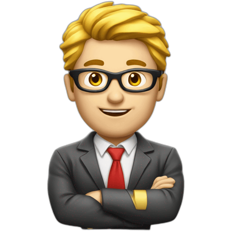 Employee of the real estate agency "etagi" superhero emoji