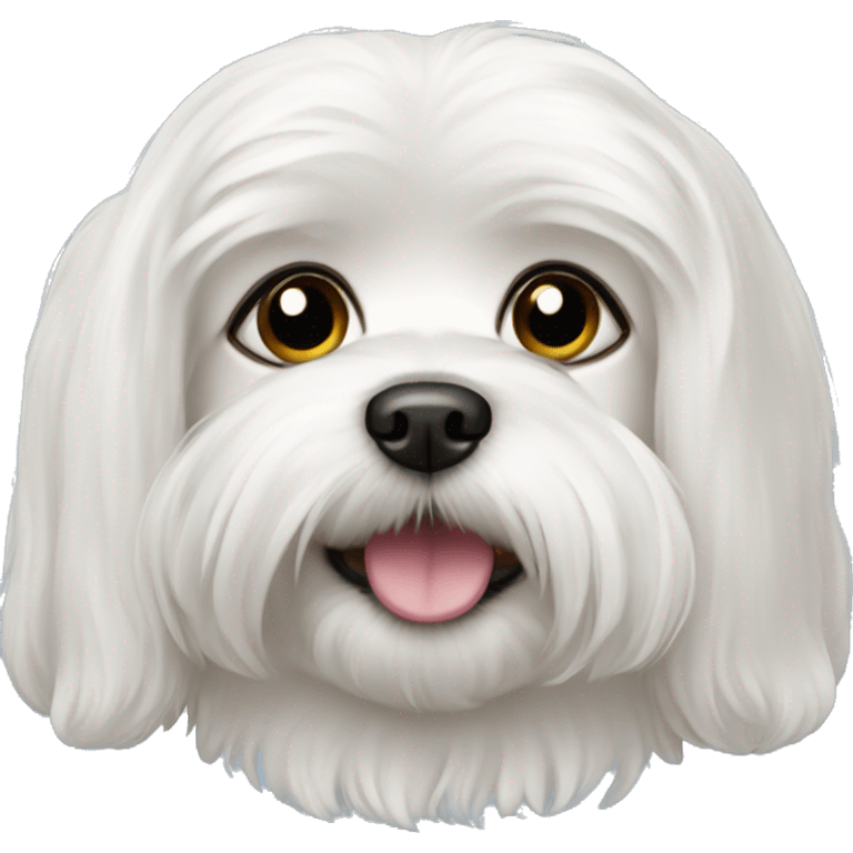 Maltese dog emoji