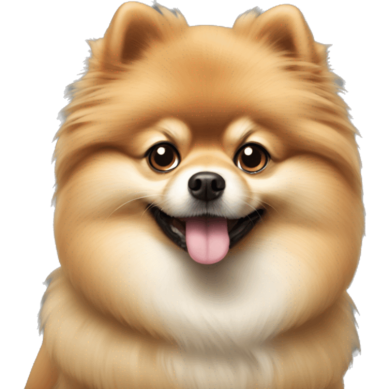 Dog pomeranian  emoji