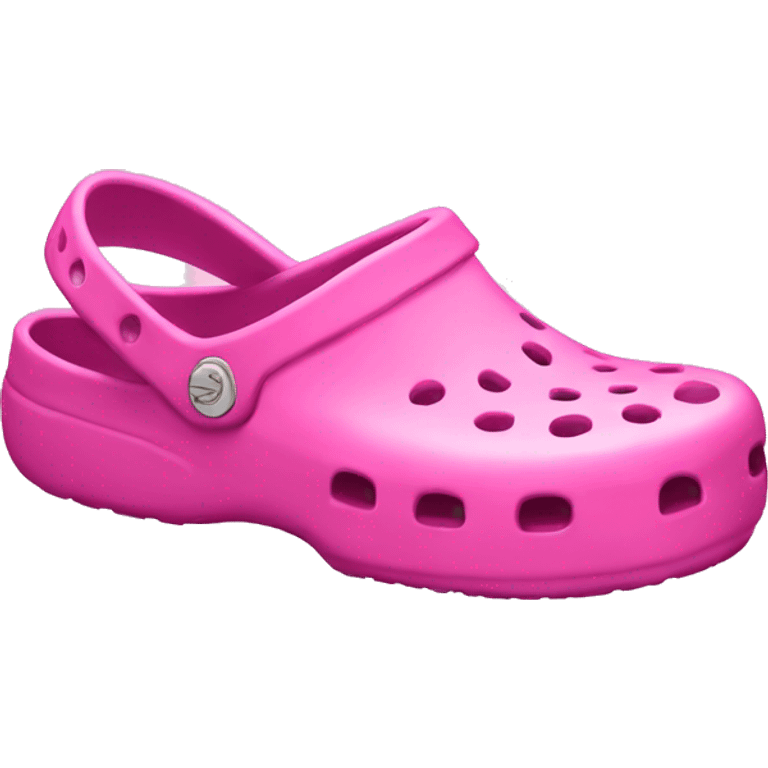 pink crocs shoes emoji