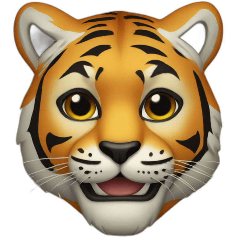 tiger with mask  emoji