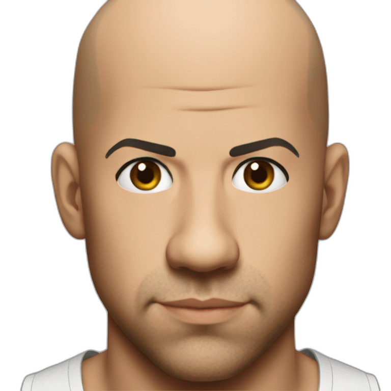 actor vin diesel serious emoji