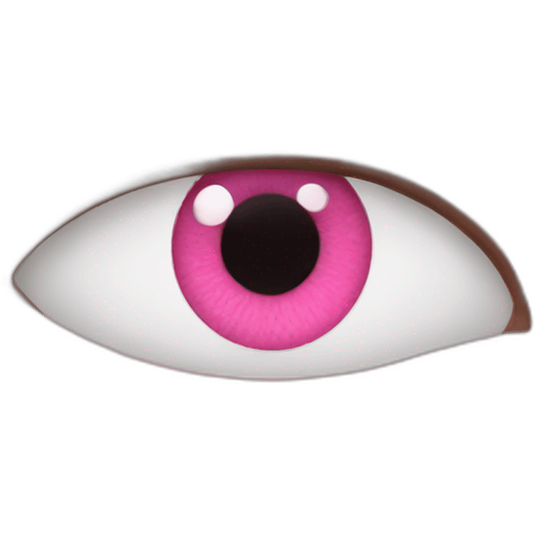 Pink eye emoji