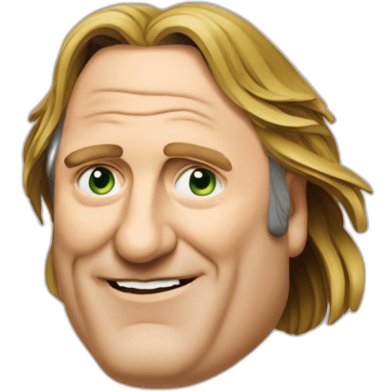 Gérard Depardieu in rasta emoji