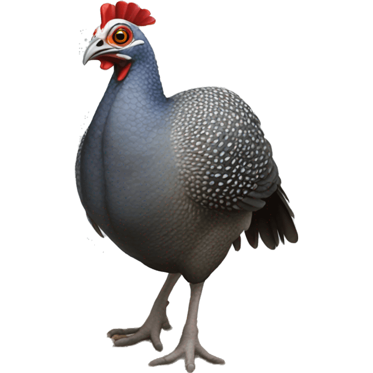 guinea fowl atack emoji