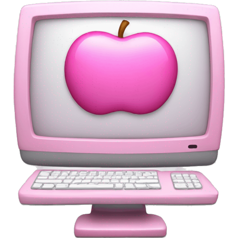 Pink imac  emoji