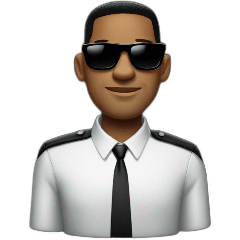 men in black will smith with sunglasses emoji