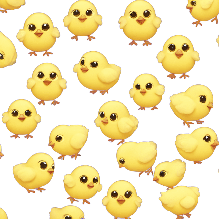 Baby chicks emoji