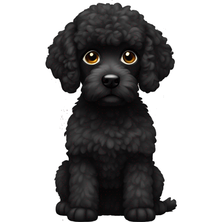 Black caniche  emoji