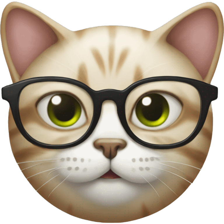 cat with glasses and an onion  emoji