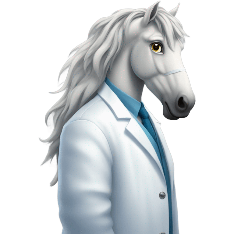 Pharmacist dreaming of horse emoji