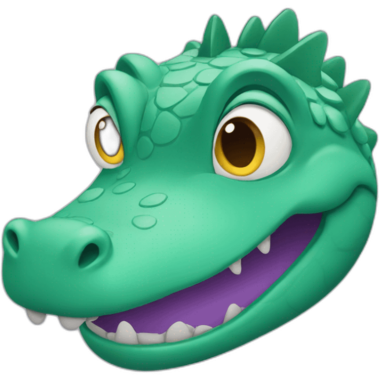 lila croc emoji