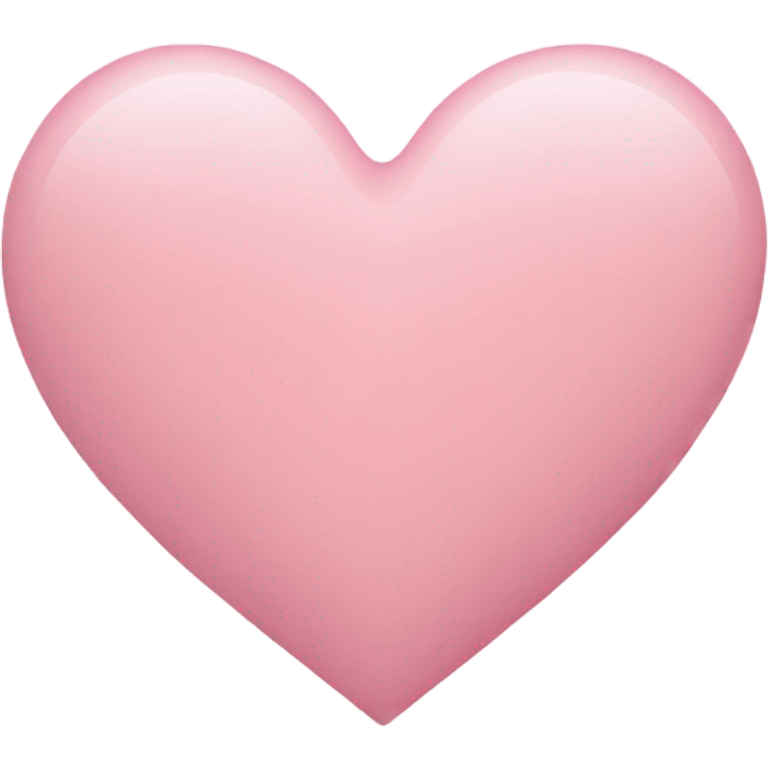 light pink heart emoji