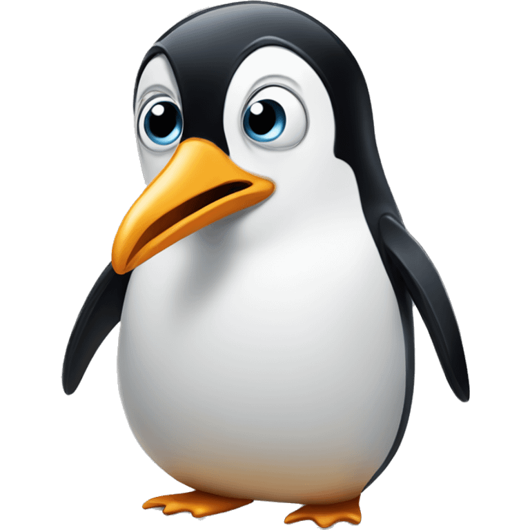 shocked penguin emoji