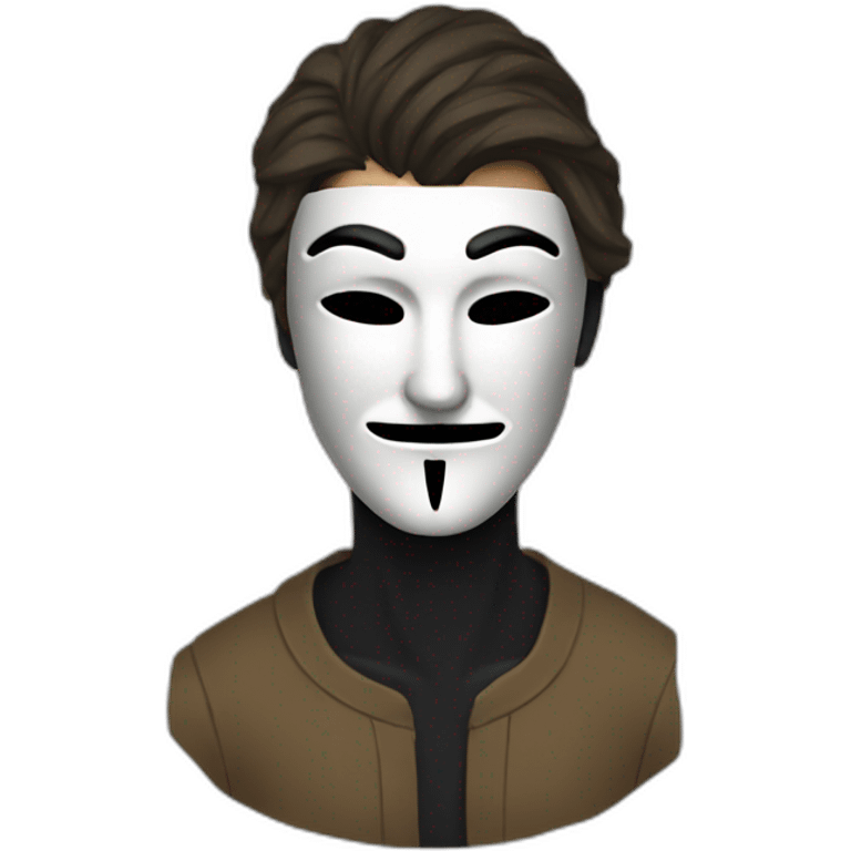 Anonymous mask emoji