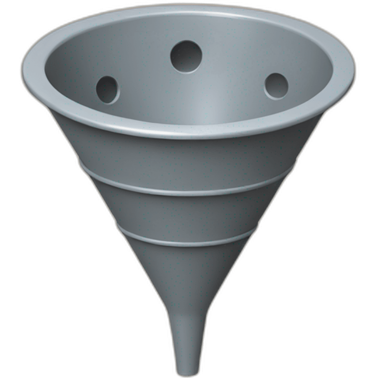 funnel with holes emoji