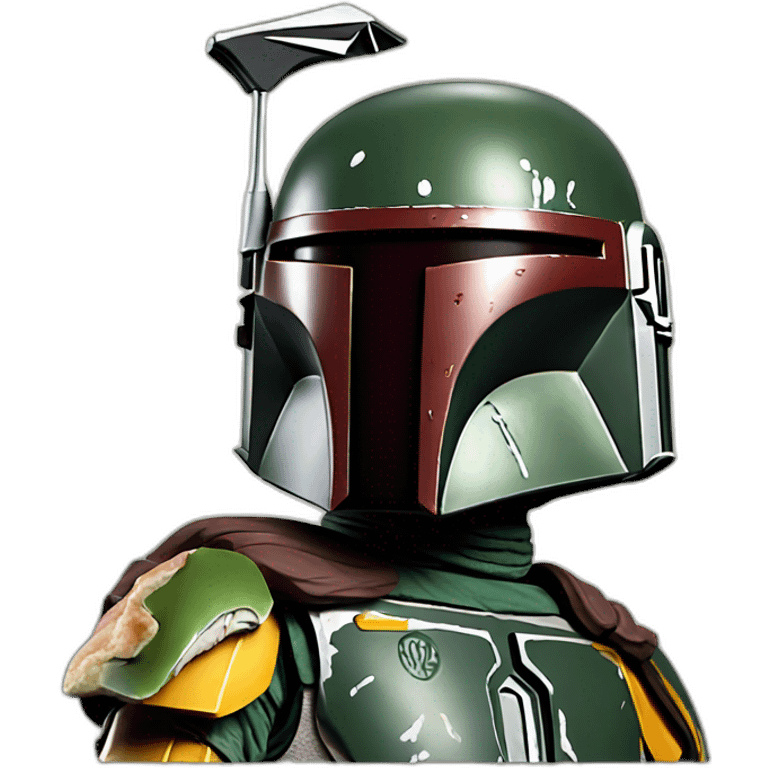 boba fett eat pizza emoji