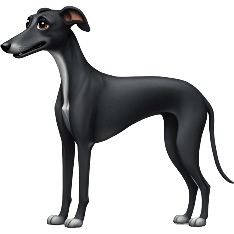 Black Greyhound emoji