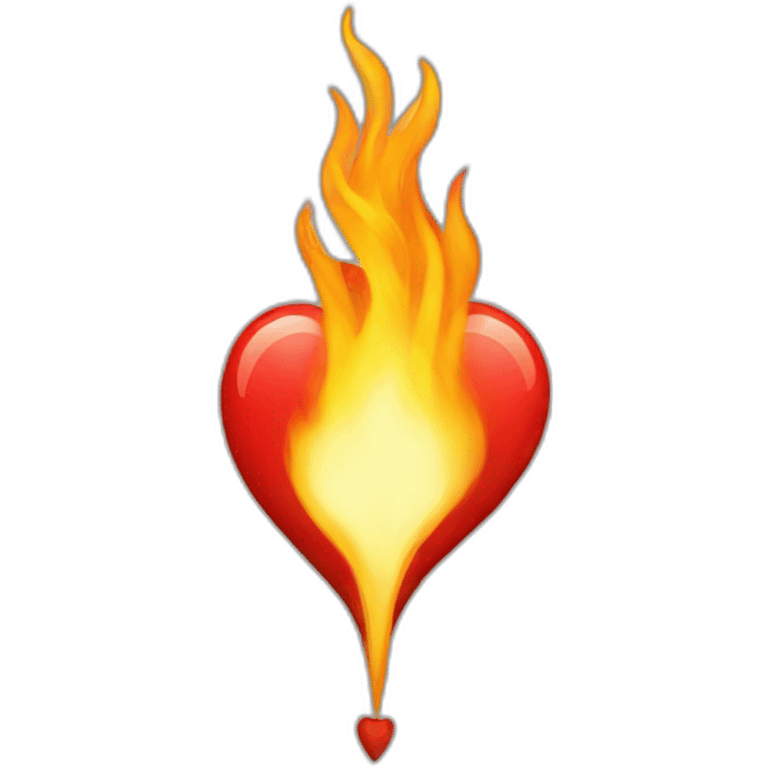 Coeur en feu emoji