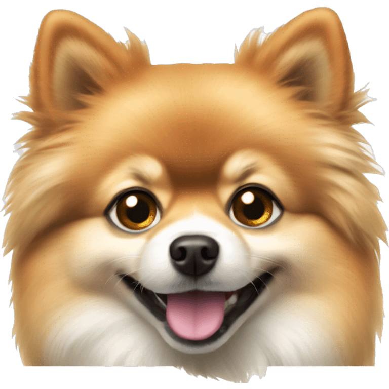 Dog spitz Pomeranian emoji