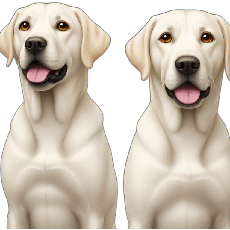 White Labrador emoji