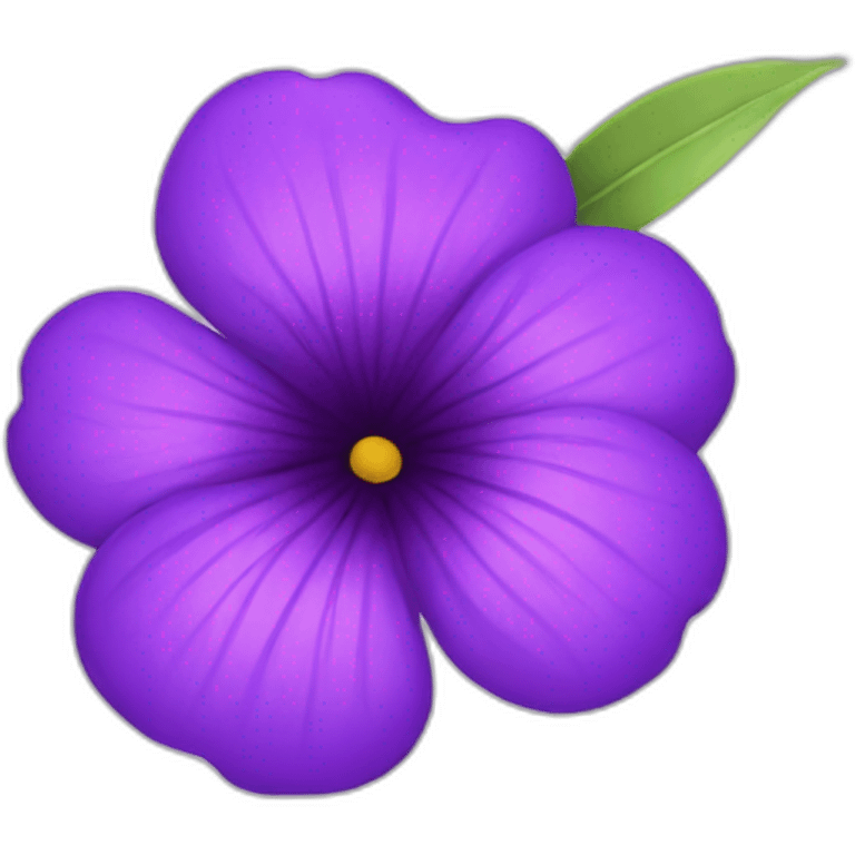 Purple flower emoji