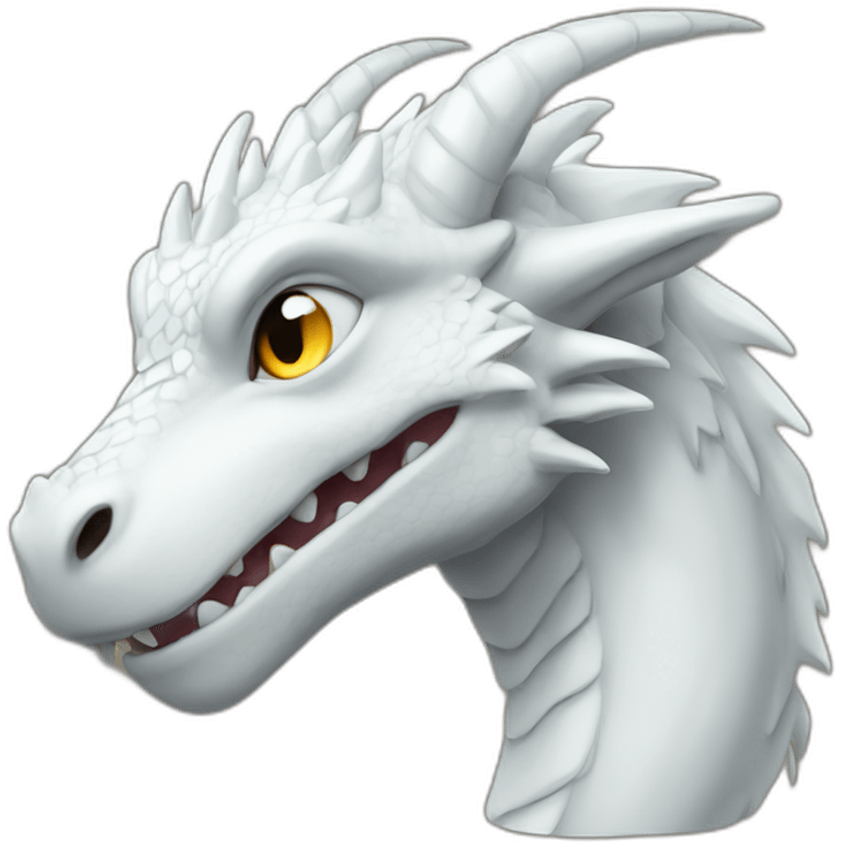 white montain dragon emoji