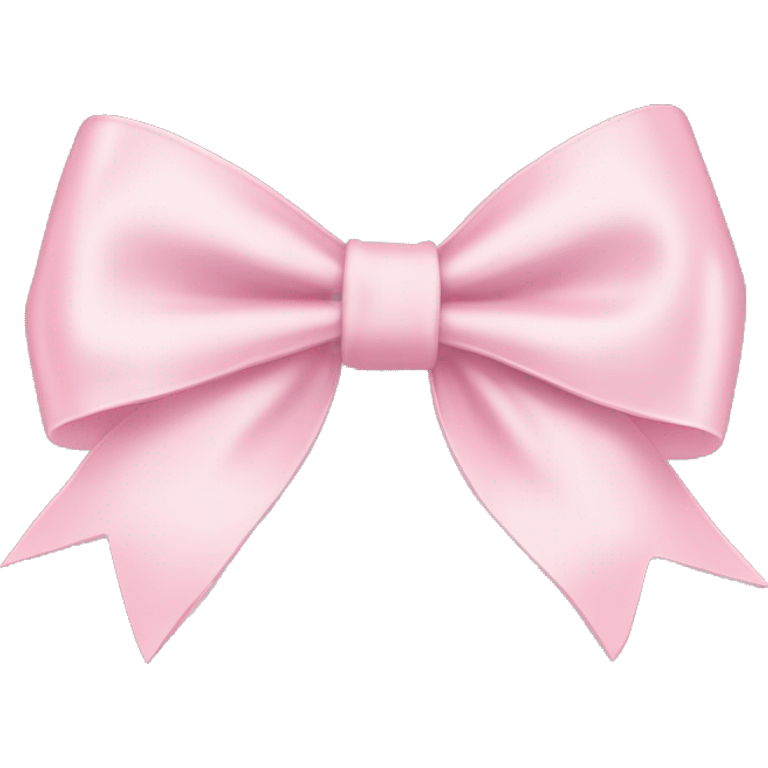 Light pink bow aesthetic￼￼ emoji