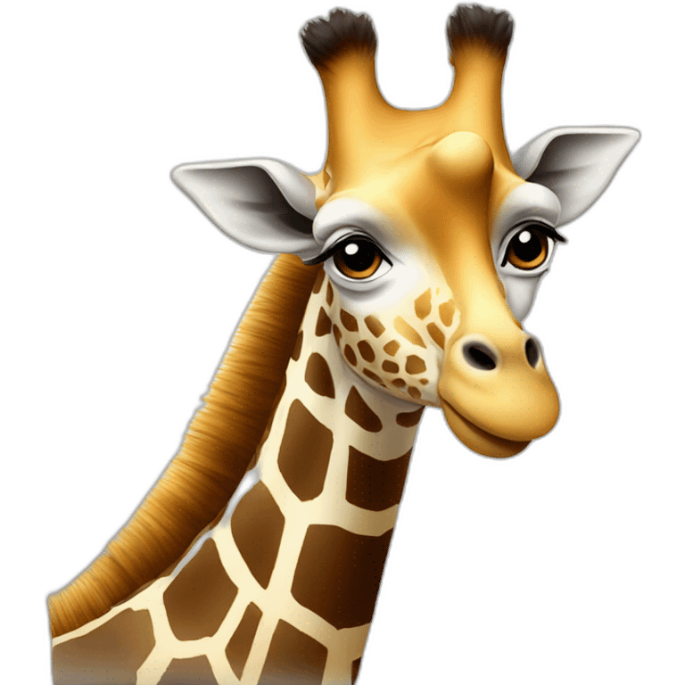 Giraffe calculus emoji