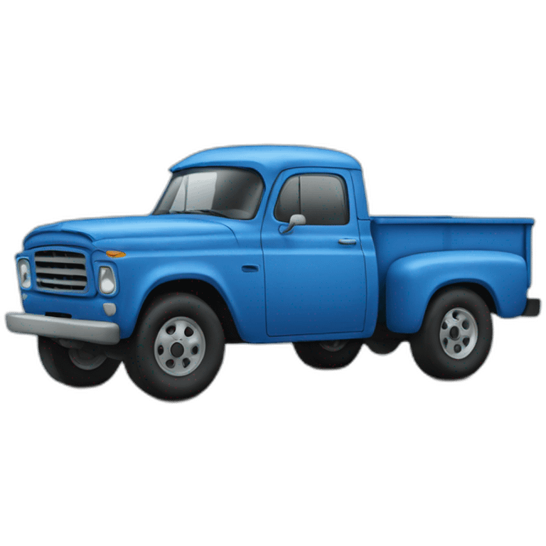 blue truck emoji