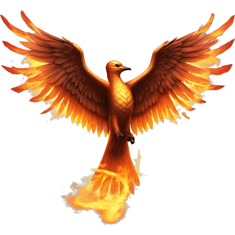 the hunger games the mockingjay wings on fire emoji