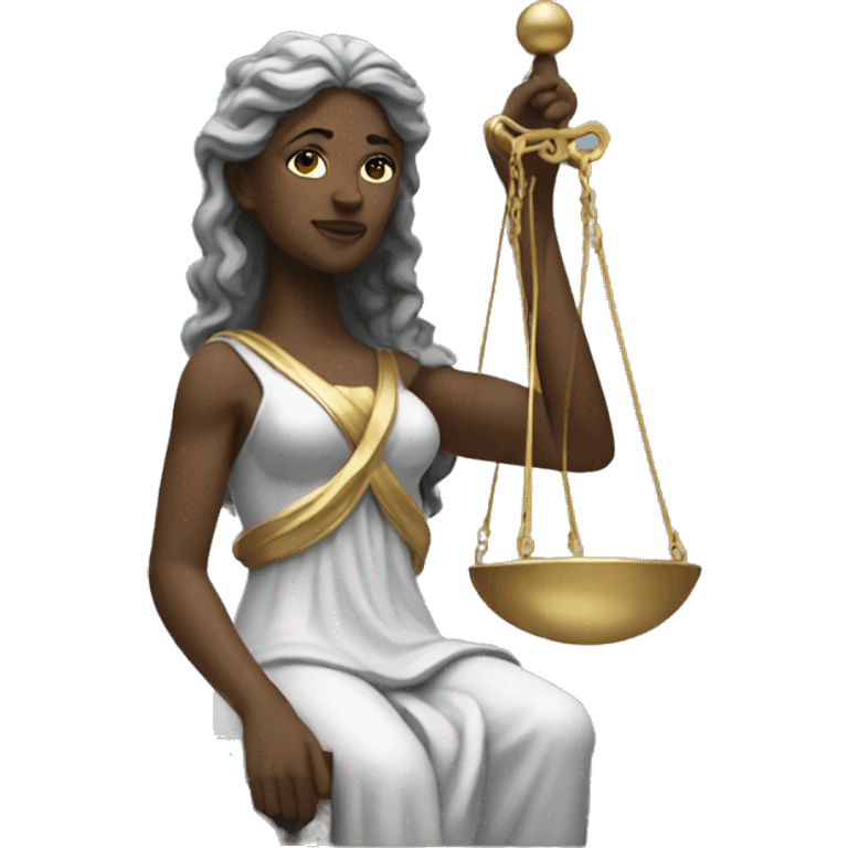 justice goddess statue emoji