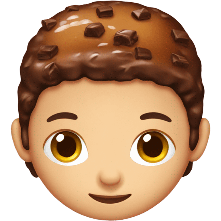 brownie on head emoji