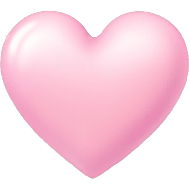 A baby pink heart emoji