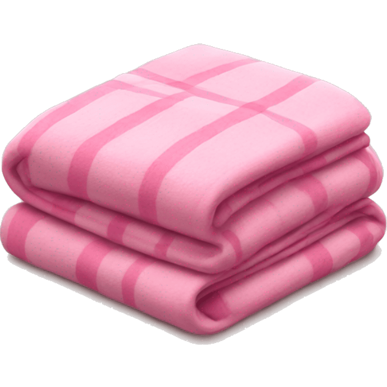 Pink folded blanket emoji