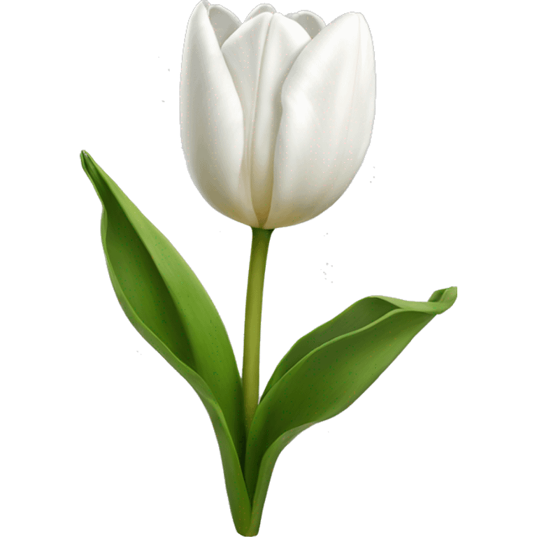 White tulip emoji