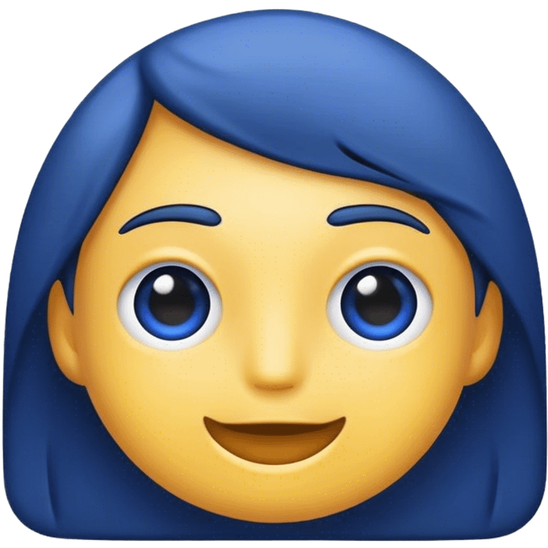 dark blue writing emoji