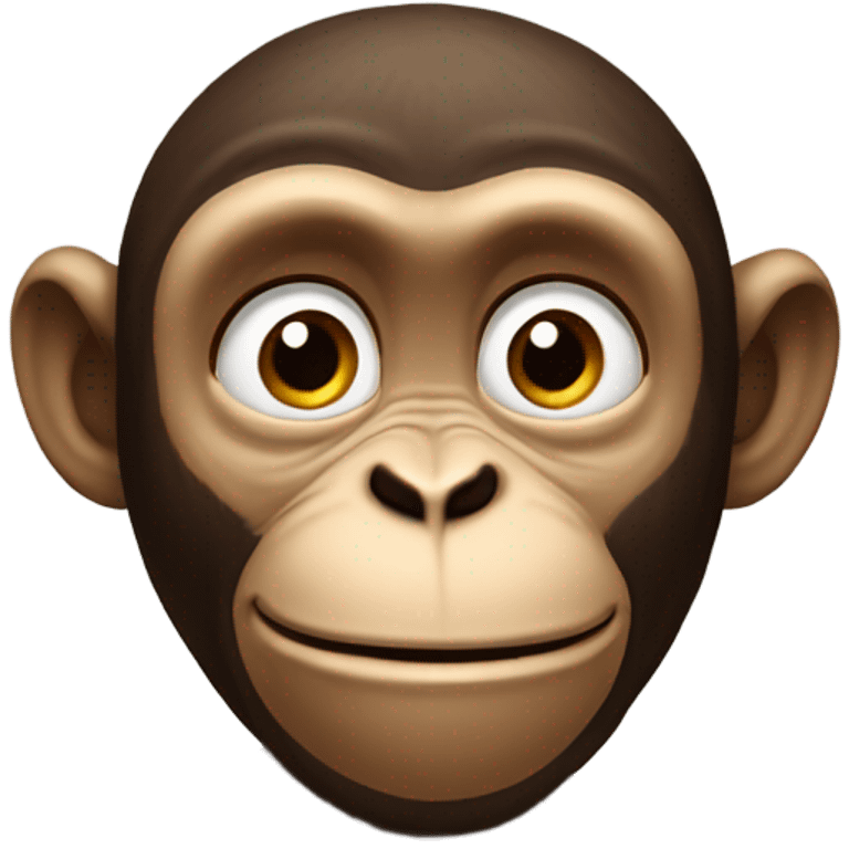 Monkey talking emoji