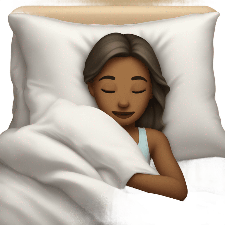 Girl in the bed emoji