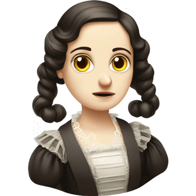 Ada Lovelace unhappy very upset face frowning sad emoji