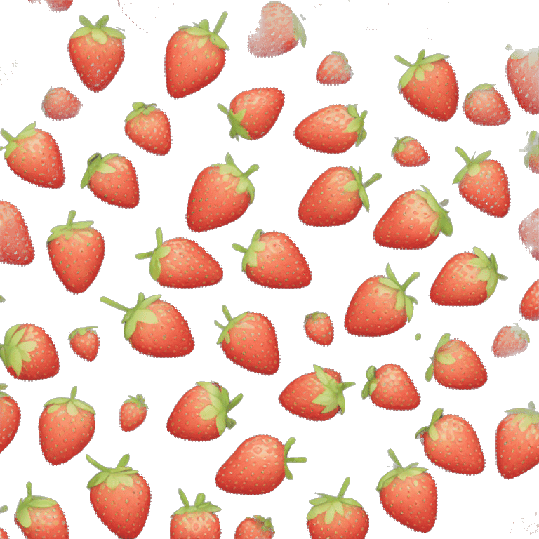 strawberry boba emoji emoji