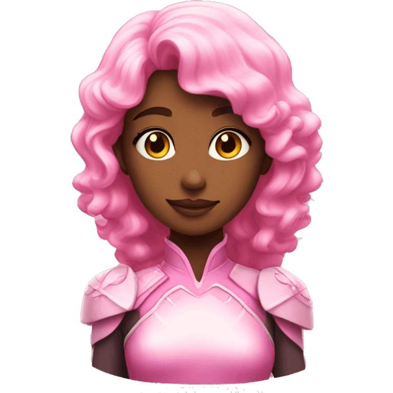 a pretty pink space princess emoji