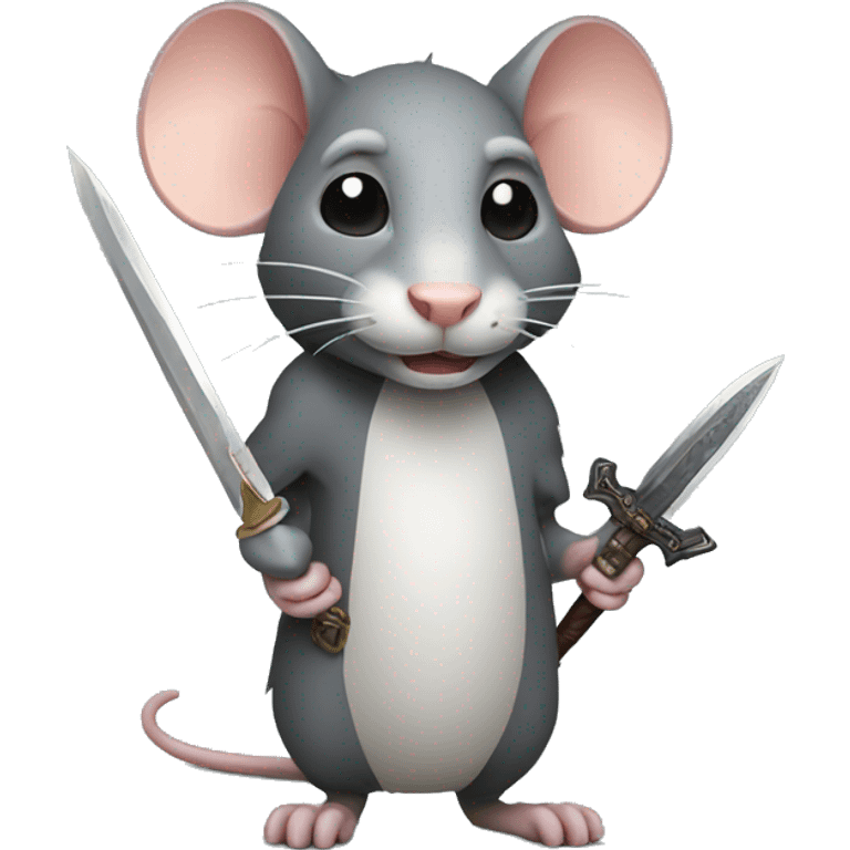 rat with a dagger emoji