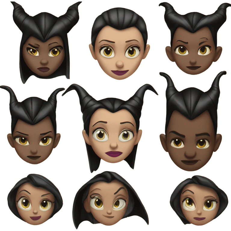 Maleficent Angelina jolie emoji