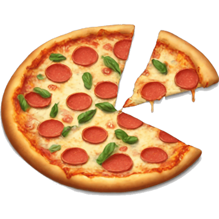 A delicious pizza emoji emoji