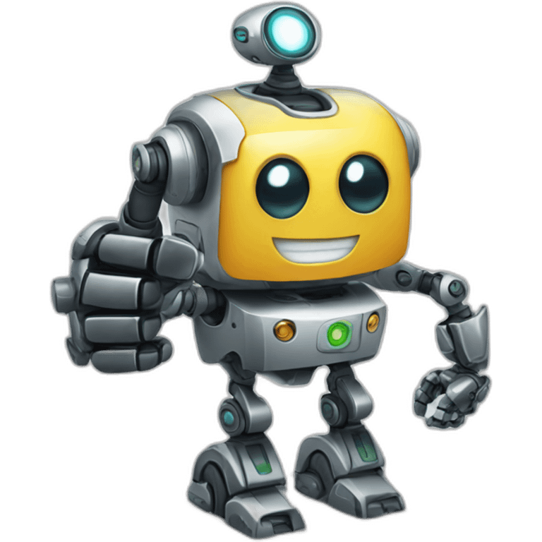 robot thumbs up emoji