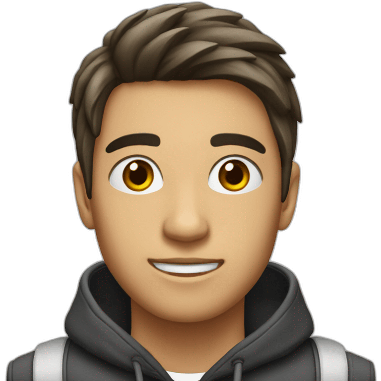 estudiante de 18 años confundido emoji