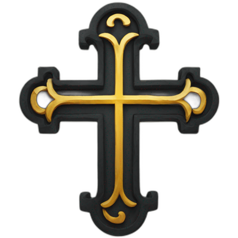 Swastika nice gothic cross emoji